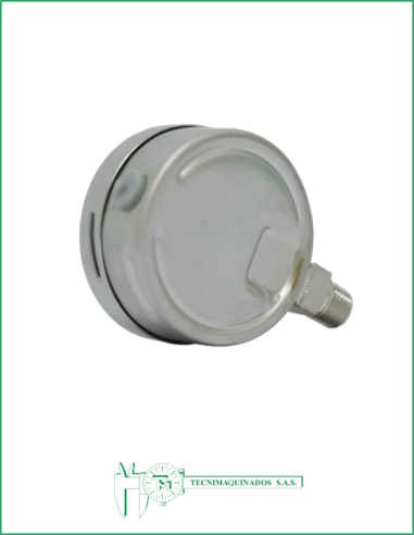 Manómetro Total Acero Inoxidable 2.5"...