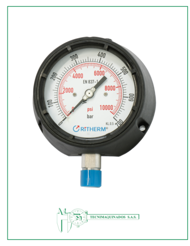 Manómetro Caja Fenólica 4.5",...