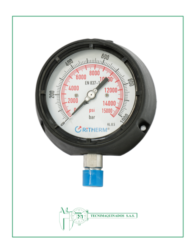 Manómetro Caja Fenólica 4.5",...