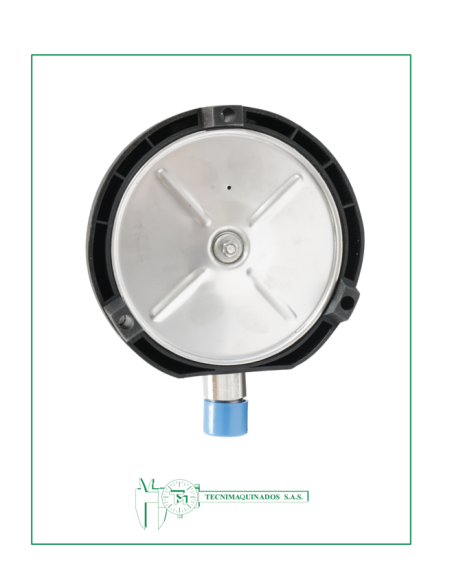 Manómetro Caja Fenólica 4.5", Conexión Vertical 1/2" NPT en Acero Inoxidable
