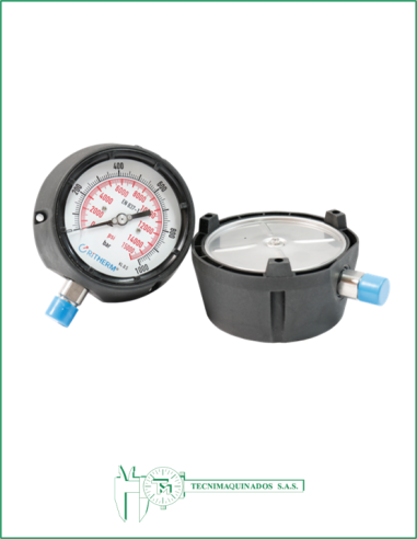 Manómetro Caja Fenólica 4.5",...